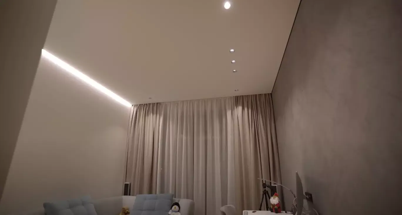 Тканевый натяжной потолок — Рыбинск, улица Приборостроителей, 6, фото 2